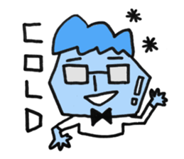 Glasses boy's happy days sticker #3758981