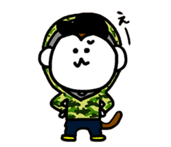 street fashion monkey sticker #3759050