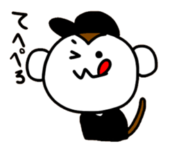 street fashion monkey sticker #3759068