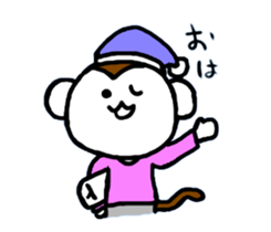 street fashion monkey sticker #3759069