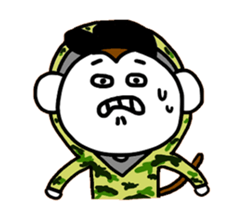 street fashion monkey sticker #3759083