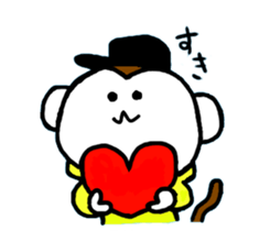 street fashion monkey sticker #3759084