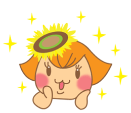 Message from flowers sticker #3759211