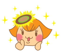 Message from flowers sticker #3759211