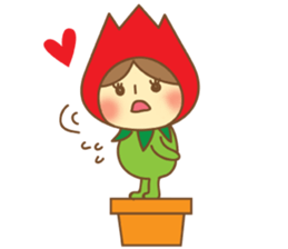 Message from flowers sticker #3759236