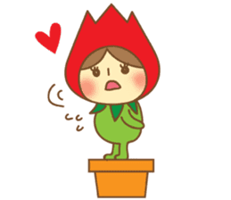 Message from flowers sticker #3759236