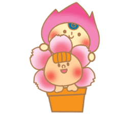 Message from flowers sticker #3759239