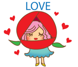 Message from flowers sticker #3759246