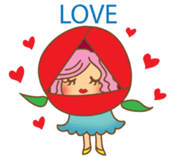 Message from flowers sticker #3759246