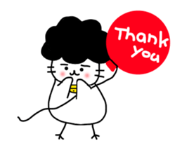 Gomame and balloons sticker #3759447