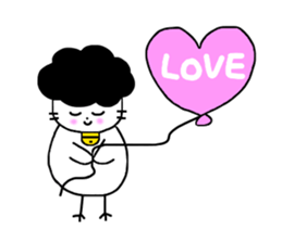 Gomame and balloons sticker #3759451