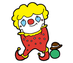 Red Clown - Life sticker #3759850