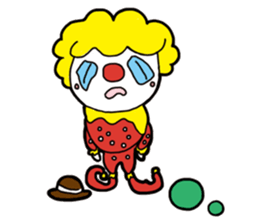 Red Clown - Life sticker #3759852