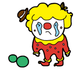 Red Clown - Life sticker #3759858