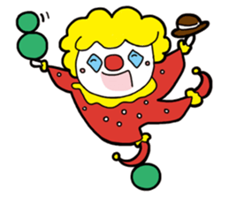Red Clown - Life sticker #3759873