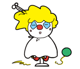 Red Clown - Life sticker #3759874