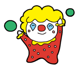 Red Clown - Life sticker #3759875