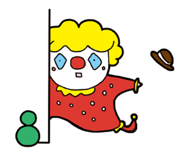 Red Clown - Life sticker #3759882
