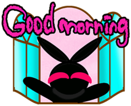 Happy felice's rabbit family sticker #3760527