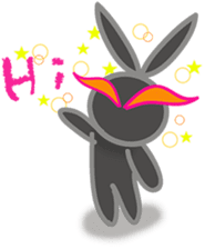 Happy felice's rabbit family sticker #3760531