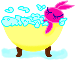 Happy felice's rabbit family sticker #3760558