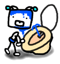 Japanese "KAWAII" Robobear sticker #3761260