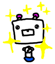 Japanese "KAWAII" Robobear sticker #3761279