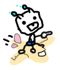 Japanese "KAWAII" Robobear sticker #3761280