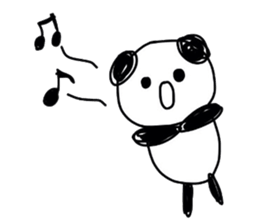 Unreliable panda sticker #3761462