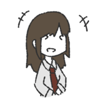 Appropriate feeling of stamp sticker #3761511