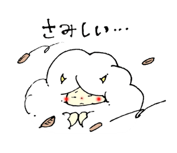 Fluffy sheep by Maco. sticker #3761832