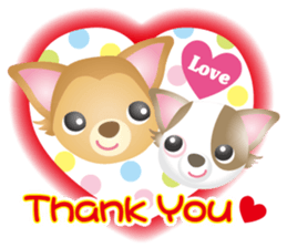 Friendly 2 Chihuahua Use everyday!Eng sticker #3762039