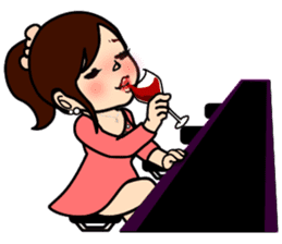 Fufufu two people sticker #3762136