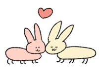 usagi-mushi sticker #3762268