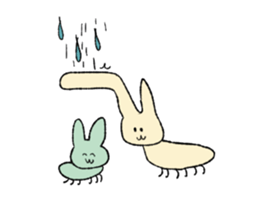 usagi-mushi sticker #3762278