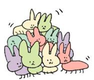 usagi-mushi sticker #3762279