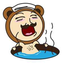 Mister Naughty Mustache sticker #3762385