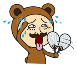 Mister Naughty Mustache sticker #3762390