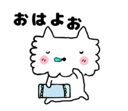 mokomoko of a pretty dog sticker #3763008