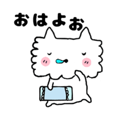 mokomoko of a pretty dog sticker #3763008