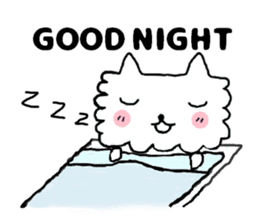 mokomoko of a pretty dog sticker #3763009