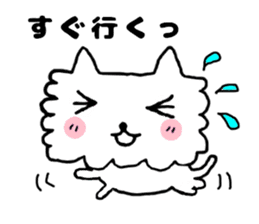 mokomoko of a pretty dog sticker #3763010