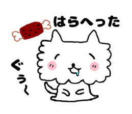 mokomoko of a pretty dog sticker #3763013