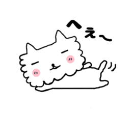 mokomoko of a pretty dog sticker #3763014