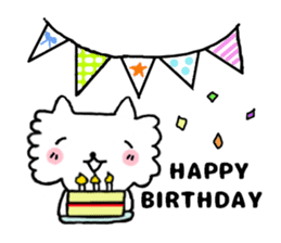 mokomoko of a pretty dog sticker #3763019