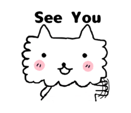 mokomoko of a pretty dog sticker #3763027