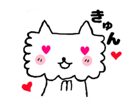 mokomoko of a pretty dog sticker #3763036