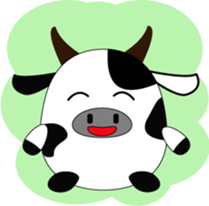 Cute animals of message sticker #3763334