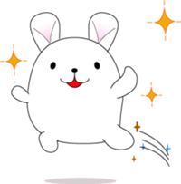 Cute animals of message sticker #3763337