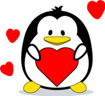 Cute animals of message sticker #3763342